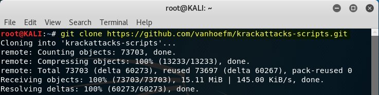 Installing the KRACK attack toolkit Installing the KRACK attack toolkit